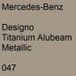 Preview: Mercedes-Benz, Designo Titanium Alubeam Metallic, 047.